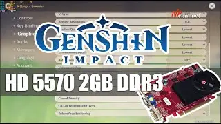 HD 5570 genshin impact | Resolusi 720P hasilnya gini!..