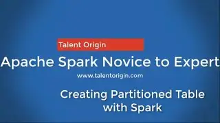 Creating Partitioned Table with Spark