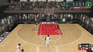 NBA 2K23 kaz off the backboard alley oop