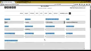 Creating View / Edit Profile Page