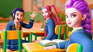 ¡RUMI EN LA ESCUELA! KPop Demon Hunters Animación