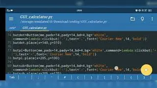 👨‍💻 Code for a GUI CALCULATOR 🧮 using python || tkinter library ||📚📚🔥