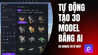🚀 TỰ ĐỘNG TẠO 3D MODEL BẰNG AI | D5 RENDER VIỆT NAM