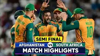 Afghanistan Vs South Africa 1st Semi Final 2024 | ICC T20 World Cup 2024 | AFG VS SA