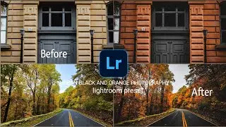 How to Edit Urban Black And Orange - Lightroom Preset