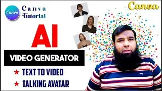 ai video generator | ai talking avatar | FREE Canva Text To Video AI Tutorial.