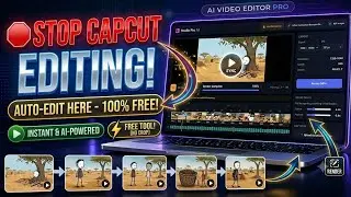 Stop CapCut Now! This Free AI Video Editor Does It All Automatically