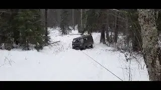 Зимний оффроуд на  буханки