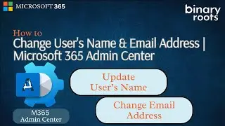 Change a user's name or email address | Microsoft 365 Admin Center Tutorial
