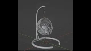 How to use decimate and wireframe modifier for hammock chair modeling in Blender