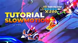 Tutorial Slowmotion in CapCut