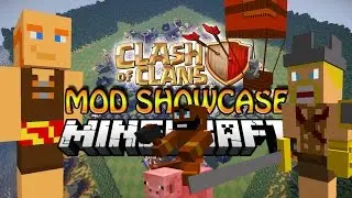 Minecraft CLASH OF MOBS Mod Showcase - Clash of Clans