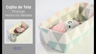 Cajita de Tela  Multiuso hecha en 10 minutos 😍