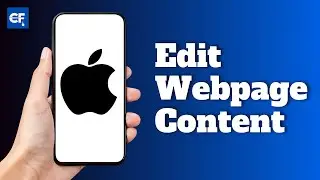 How to Edit the Content of a Webpage in Safari on iPhone