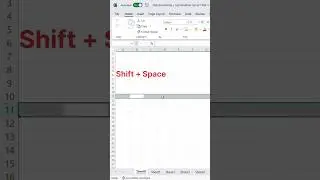 #excel #how #Shortcut keys for select Column & Row #exceltutoring #excelhacks #ytshorts #viral