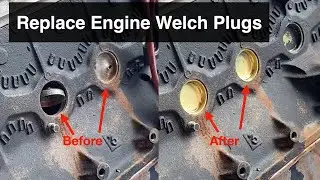 How To Remove Freeze Plugs From an Engine Block Freeze Plug Welch Plug Replacement Removal