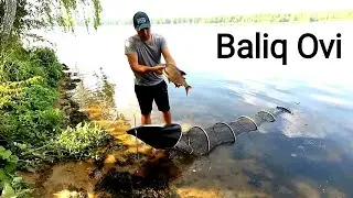 Балик ови сув омборида . Baliq ovi