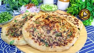 Stuffed Aaloo Kulcha Easy And Healthy No Oil Recipe#kulcha#alukulcha#nooilrecipe#healthykulcharecipe