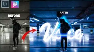Create Neon Text Picsart | Neon Effect Picsart | Create neon glowing effect picsart | ChrisTV