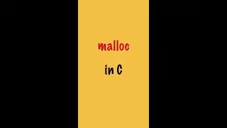 malloc in c | dynamic memory allocation | by dubebox 