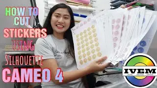 HOW TO CUT STICKERS USING CAMEO 4 | LAYOUT | PRINTING | CUTTING