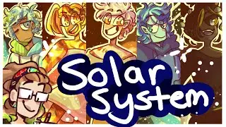 My Solar System Characters Speedpaint (W/ Voiceover)