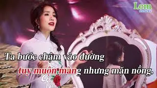 KARAOKE Thư Gửi Người Miền Xa - Tone nam cao | Beat chuẩn Thúy Huyền | Lem Karaoke