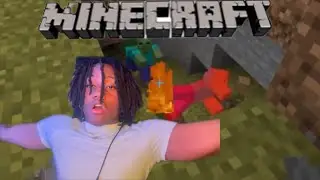 PLAYING SURVIVAL MINECRAFT PT 1!!