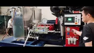 40000psi high pressure water blaster operation 2800bar