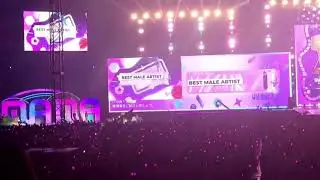 when he was announced 💗as the winner.The dome shook CONGRATULATIONS JIMINJIMIN MAMA BEST MALE ARTIST