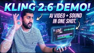 AI VIDEO & SOUND IN ONE SHOT! | Kling 2.6 Audio Demo