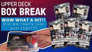 BOX BREAK | 2022 UPPER DECK MARVEL STUDIOS THE FALCON AND THE WINTER SOLDIER HOBBY BOX (Autograph)