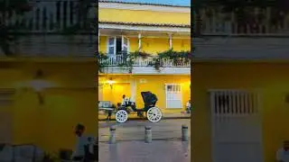 Cartagena evening in historical city #shorts  #cartagena #colombia