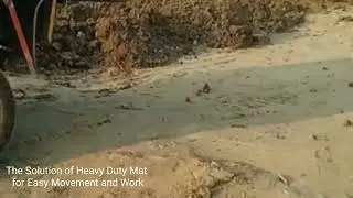 For Easy Machines and Vehicle Movement #mat #heavydutymat #muddycondition #softground #hunny