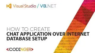 VB NET - Chat application over internet / Database Setup