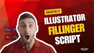How to Use a Script in Adobe Illustrator | Fillinger script | Fillinger