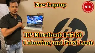 First Look New Laptop   HP EliteBook 845 G8   Unboxing