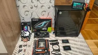 Компьютер с AliExpress Lga 2011 Xeon E5-2660v3 + RTX 3060 12gb + 2x8gb DDR4
