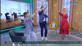 Новая производственная зарядка. В прямом эфире программы "Утро в Петербурге телеканал @utrospbtv