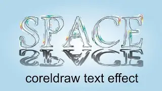 Coreldraw Text Effect | make 3D text effect in coreldraw | PixClick