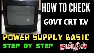 How to check CRT.tv power supply // MANO TV Service//MANO audios// Beginner tutorial