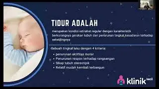 Klinik Kecil - Sleep Training - 26 November 2022