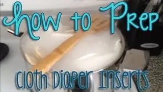 Prepping Cloth Diaper Inserts, Big News and Museum Fun!