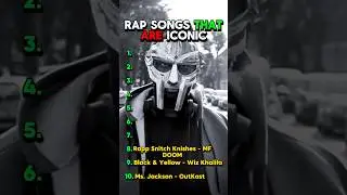 Rap Songs That Are ICONIC #rap #hiphop #outkast #madvillainy #lilwayne #kanyewest #kanye #wizkhalifa