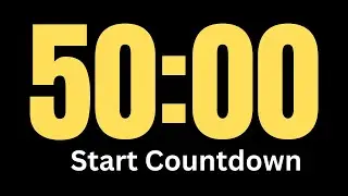 50 Minute Timer │ Countdown Timer 50 Minute │ Silent Timer