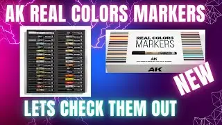 I test and review the new AK REAL COLOR MARKERS,