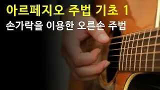 Guitar with Arpeggio Style for Beginners 1 -  Basic Position of Right Hand