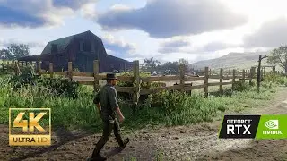 RDR2: A Walk in the Emerald Ranch on a Beautiful Day with Radiant West ReShade Preset [4K] RTX 3090