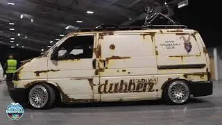 Rusty Bunny T4 rolling into Camper Mart