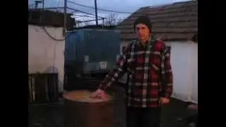 Коптилка из бочки и электро печки, быстро и дешево